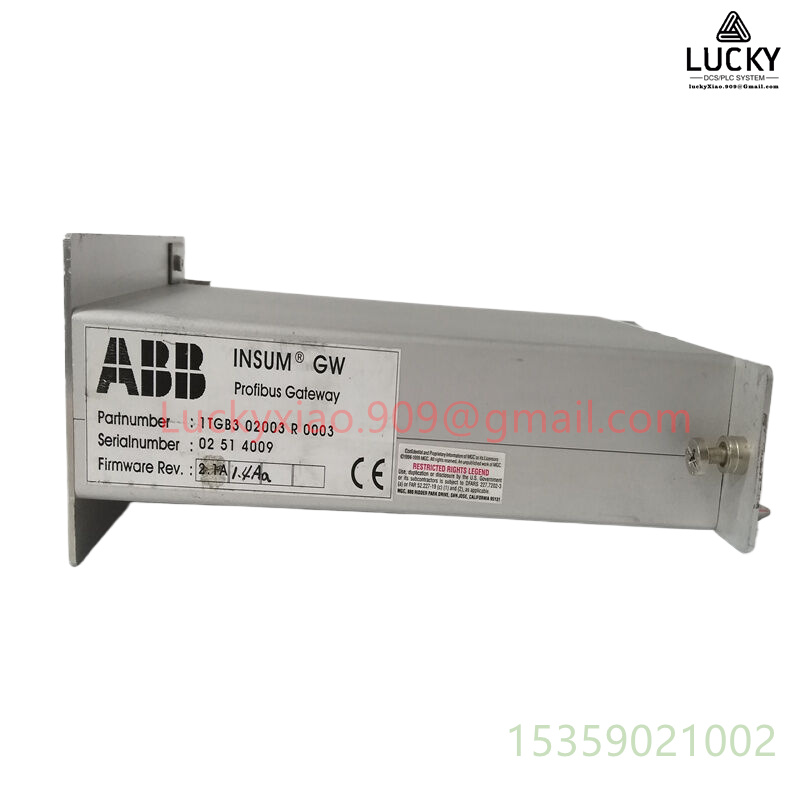 ABB 1TGB302003R0003 库存现货