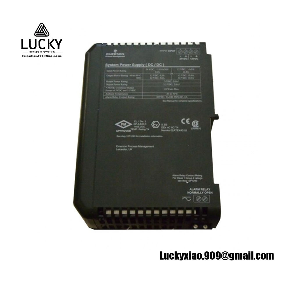 EMERSON 模拟输入模块  VE4003S2B9